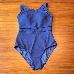 Cupshe Women's Navy Blue One-Piece Swimsuit Medium